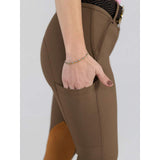 Dapplebay Sport Suede Knee Patch Breeches-Chestnut - Breeches.com - Flyclothing LLC