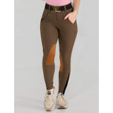 Dapplebay Sport Suede Knee Patch Breeches-Chestnut - Breeches.com - Flyclothing LLC