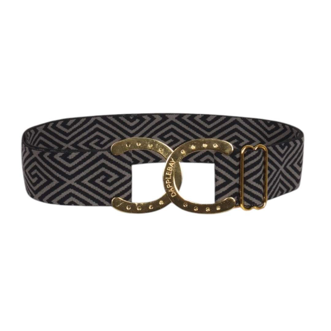 Dapplebay Horse Shoe Belt- Key-Graphite - Breeches.com - Flyclothing LLC