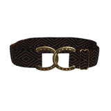 Dapplebay Horse Shoe Belt- Diamond-Black - Breeches.com - Flyclothing LLC