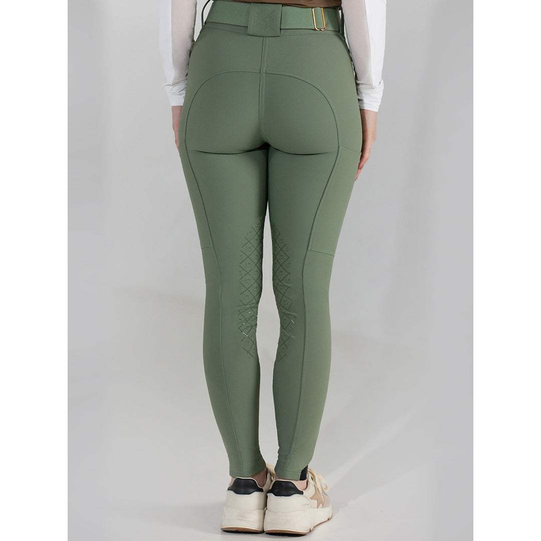 Dapplebay Sport Silicone Knee Patch Breeches-Rosemary - Breeches.com - Flyclothing LLC