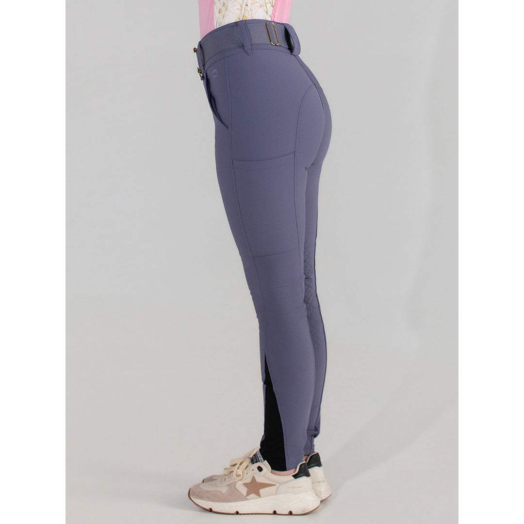Dapplebay Sport Silicone Knee Patch Breeches-Purple Dusk - Breeches.com - Flyclothing LLC