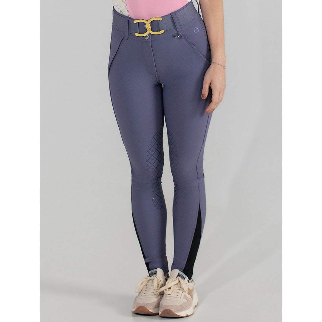 Dapplebay Sport Silicone Knee Patch Breeches-Purple Dusk - Breeches.com - Flyclothing LLC