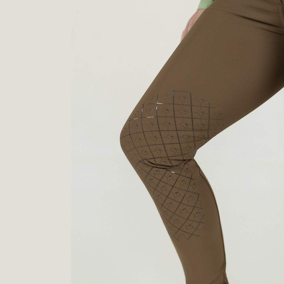 Dapplebay Sport Silicone Knee Patch Breeches-Chestnut - Breeches.com - Flyclothing LLC