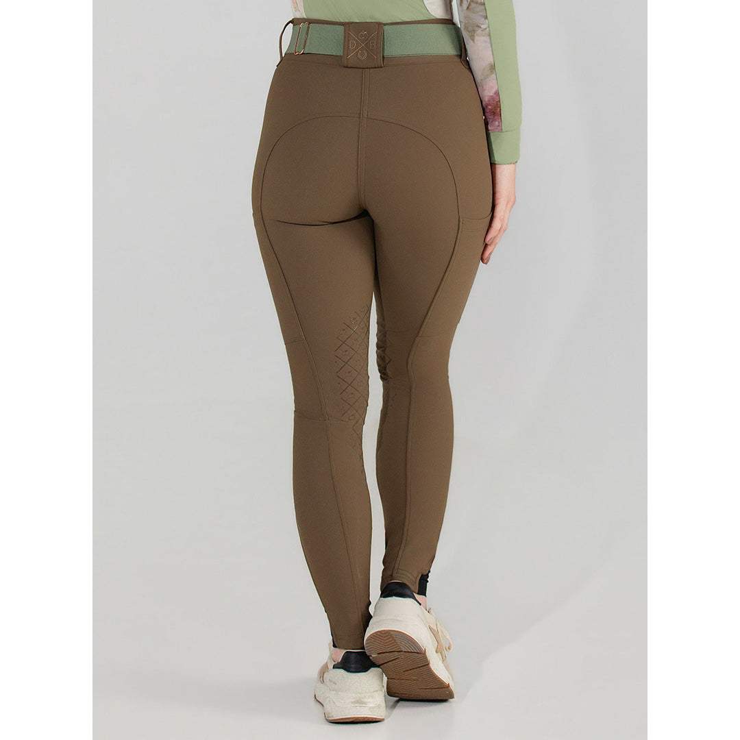 Dapplebay Sport Silicone Knee Patch Breeches-Chestnut - Breeches.com - Flyclothing LLC