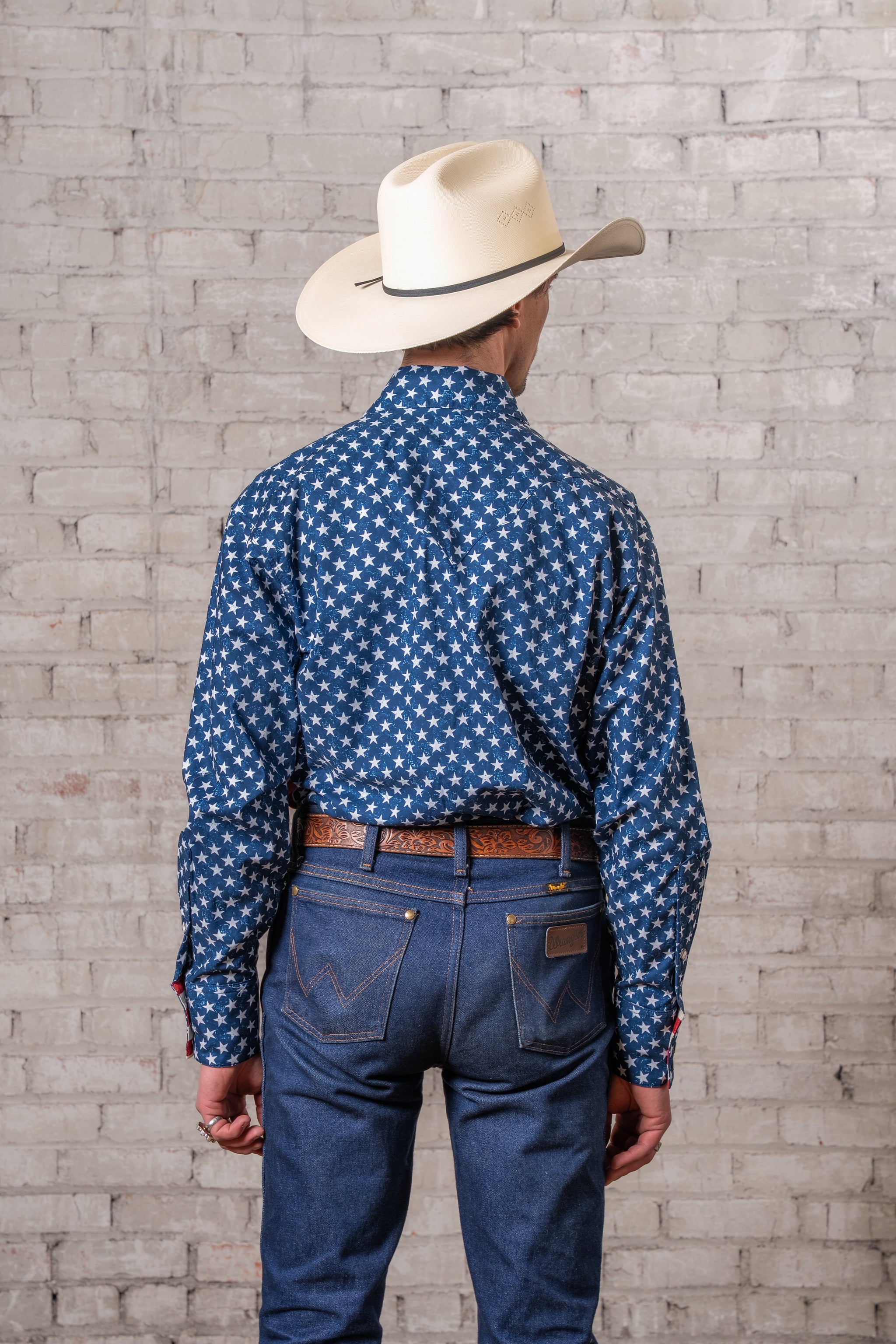 Rockmount Ranch Wear Men's American Flag 2-Tone Western Shirt - Made in USA! - Rockmount Clothing - Flyclothing LLC