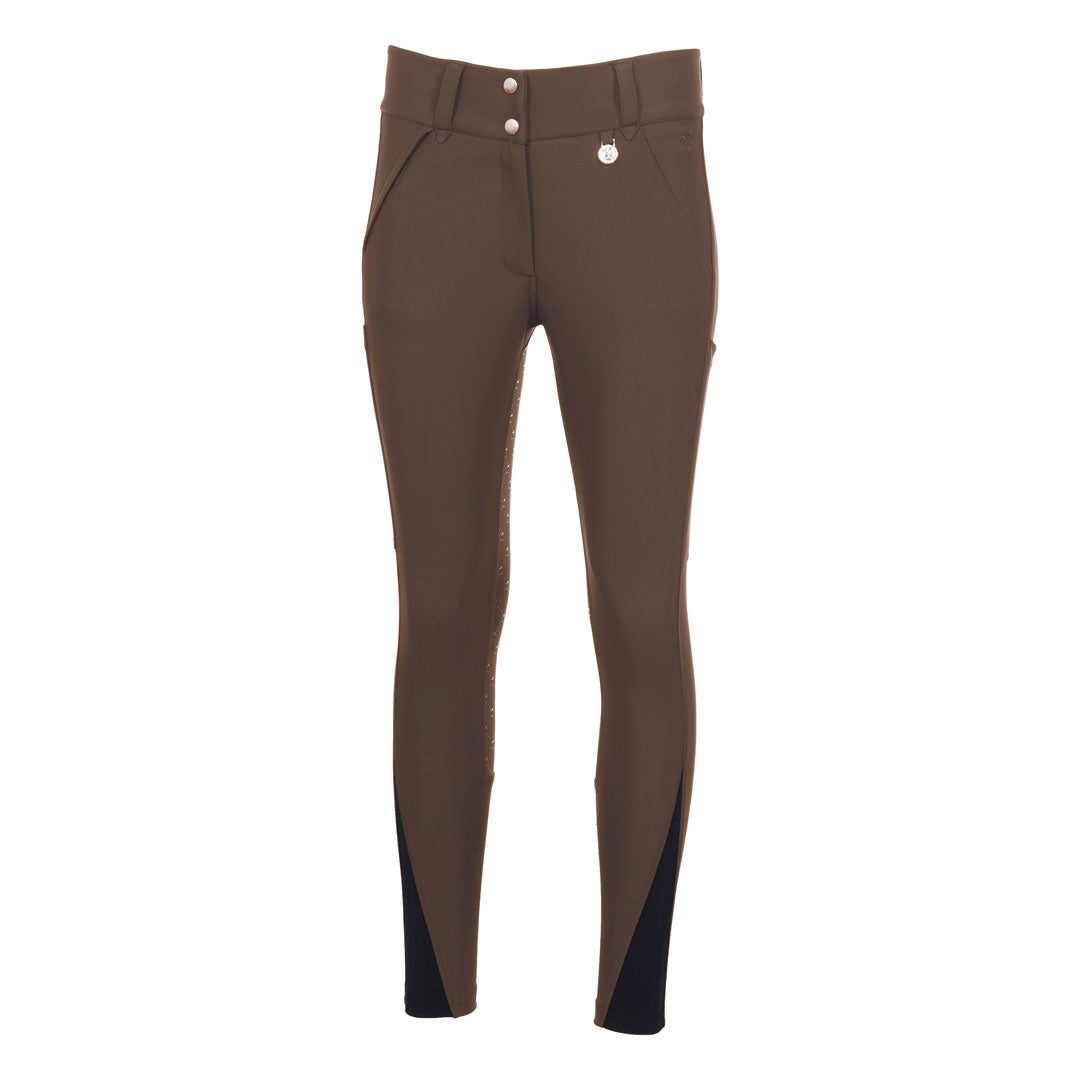 Dapplebay Hybrid Silicone Full Seat Breeches-Chestnut - Breeches.com - Flyclothing LLC