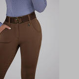 Dapplebay Hybrid Silicone Full Seat Breeches-Chestnut - Breeches.com - Flyclothing LLC