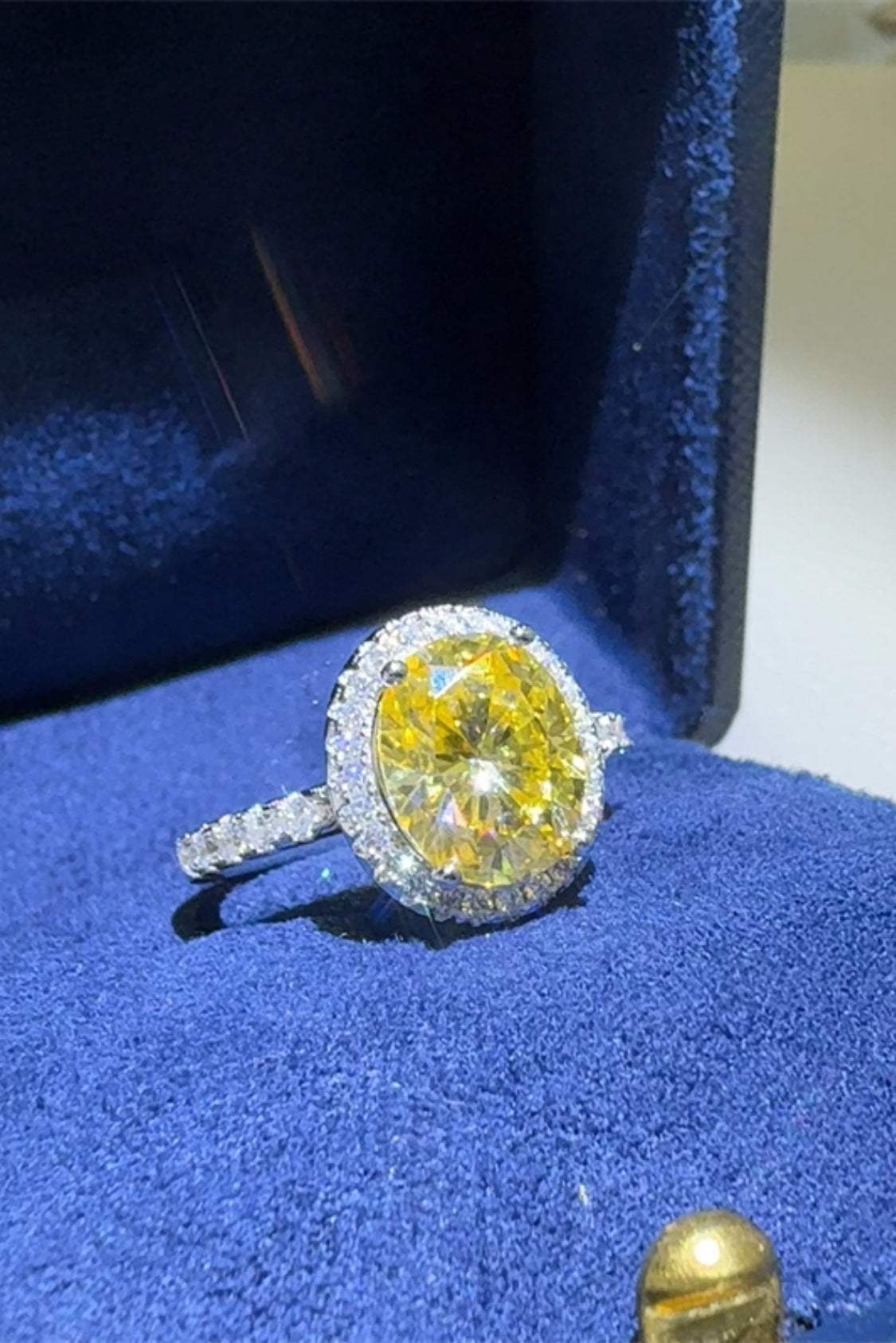 3 Carat Moissanite 925 Sterling Silver Ring - Trendsi - Flyclothing LLC