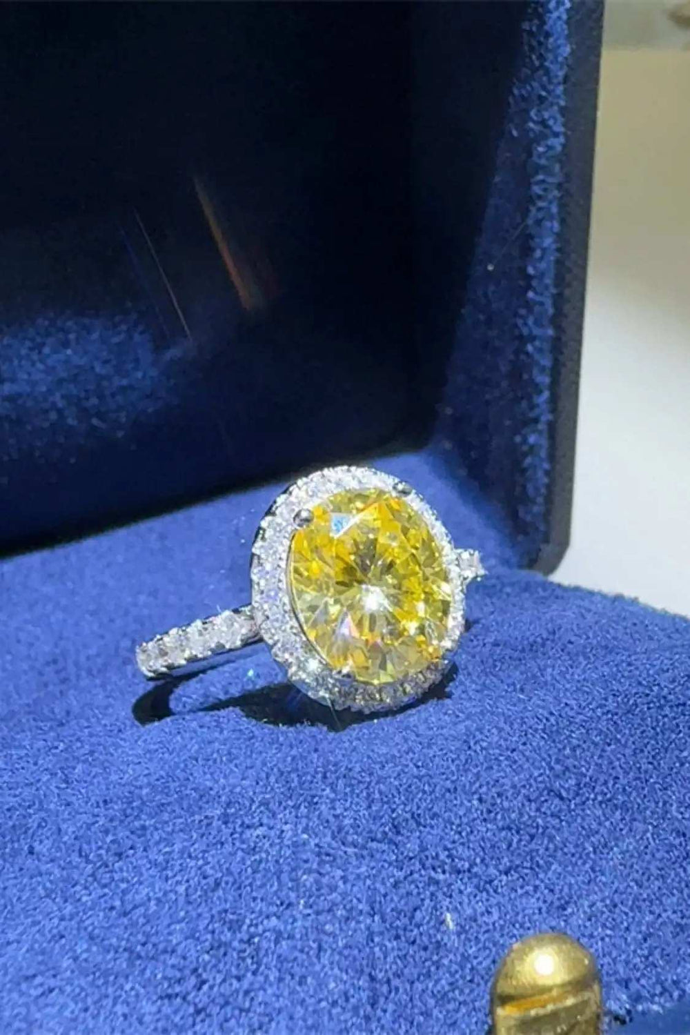 3 Carat Moissanite 925 Sterling Silver Ring - Trendsi - Flyclothing LLC