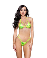 Roma Costume 2PC Sequin Strappy Bikini Set - Roma Costume - Flyclothing LLC