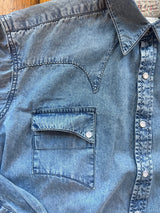 Rockmount Men's Denim Classic Quarter Horse Western Shirt - Rockmount Clothing - Flyclothing LLC