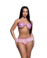 Roma Costume 2PC Shimmer Bandeau Bikini Set - Roma Costume - Flyclothing LLC
