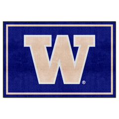 Washington Huskies 5ft. x 8 ft. Plush Area Rug