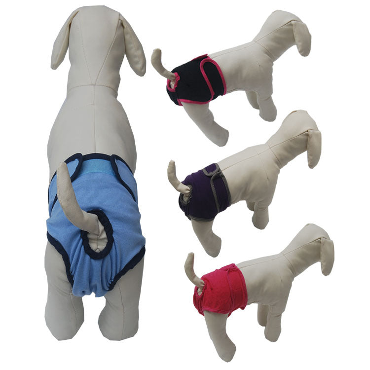 Dog Shorts Puppy Physiological Diapers Panties Waterproof Adjustable Cute Pattern Dog Physiological Pants Pet Costumes Supplies - My Store - Flyclothing LLC
