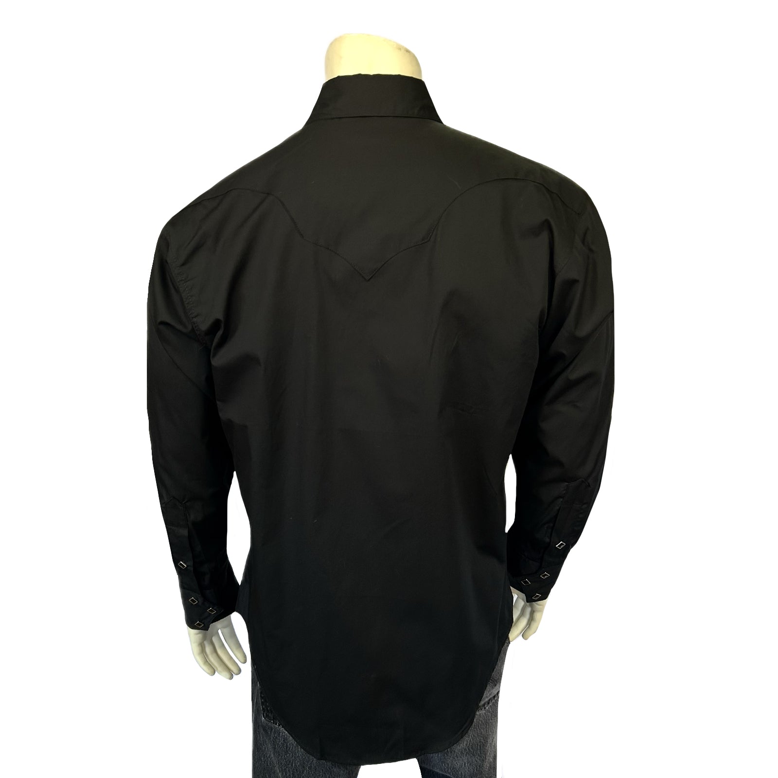 Rockmount Ranch Wear Men's Black Quarter Horse Pima Cotton Western Shirt - Rockmount Clothing - Flyclothing LLC