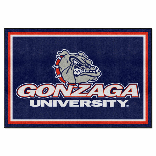 Gonzaga Bulldogs 5ft. x 8 ft. Plush Area Rug - Gonzaga