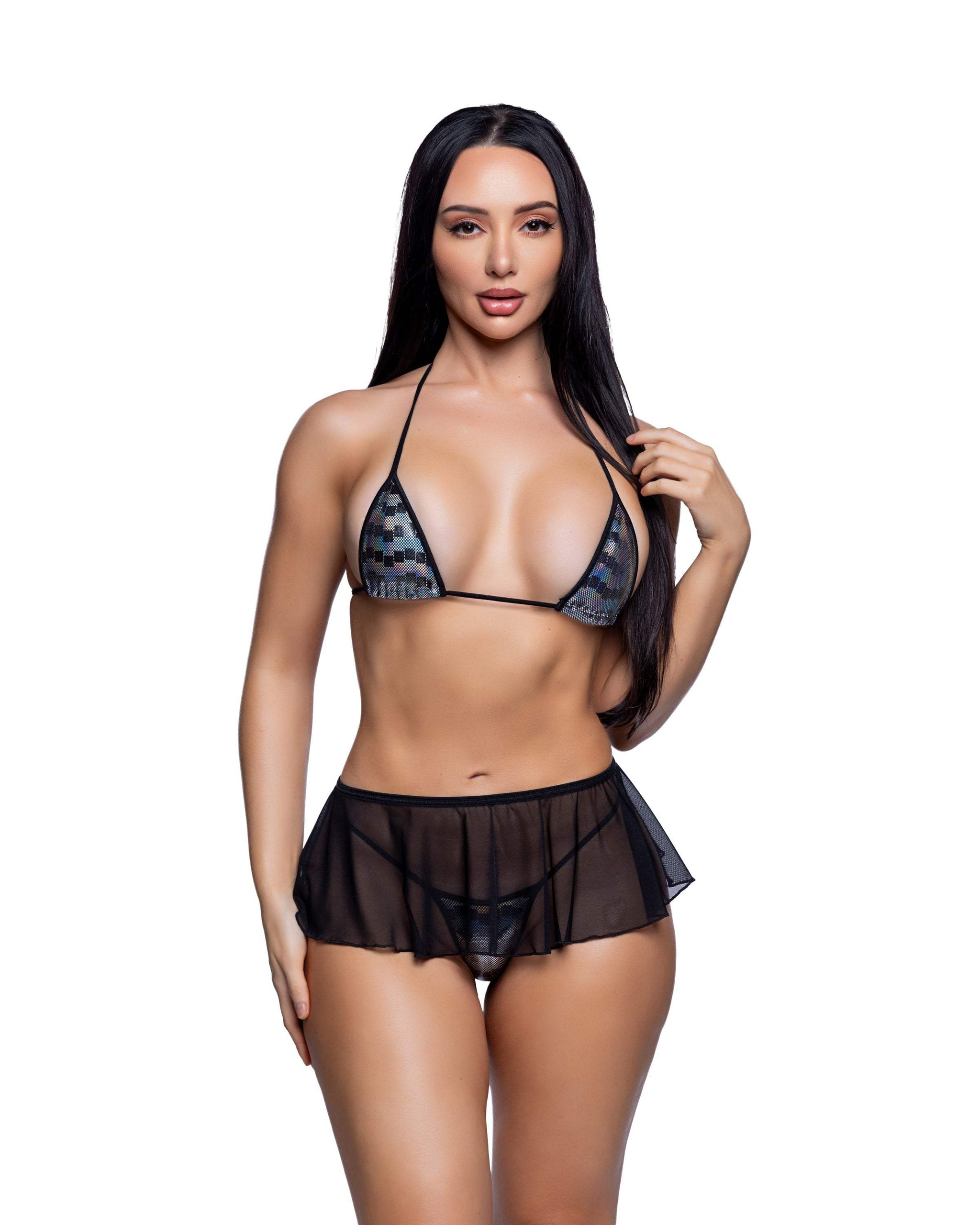 Roma Costume Mesh Flutter Skirt - Roma Costume - Flyclothing LLC
