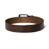 Timberline Dark Brown Leather Belt - Classy Leather Bags - Flyclothing LLC