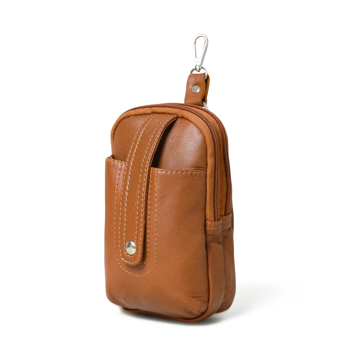 Jet-Set Organizer: Leather Phone Pouch - Classy Leather Bags - Flyclothing LLC