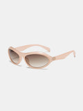 Cat Eye Polycarbonate Sunglasses - Trendsi