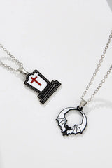 Two-Piece Halloween Theme Necklace Set - Trendsi - Flyclothing LLC
