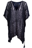 Cutout V-Neck Cover-Up with Tassel - Trendsi - Flyclothing LLC
