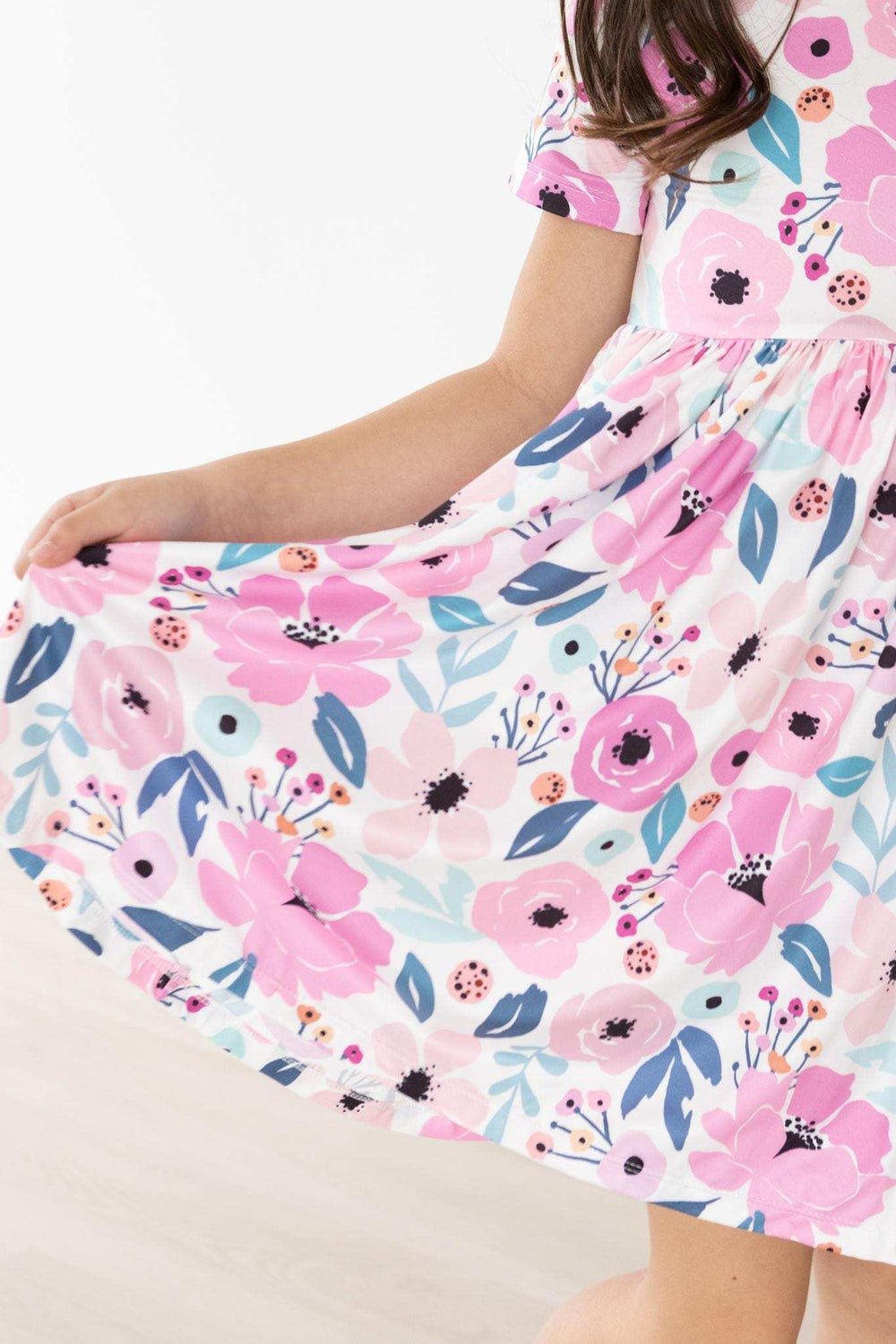 Pretty in Purple S/S Pocket Twirl Dress - Mila & Rose ® - Flyclothing LLC