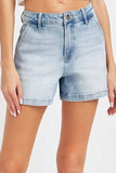Risen Full Size High Rise Denim Shorts - Trendsi - Flyclothing LLC