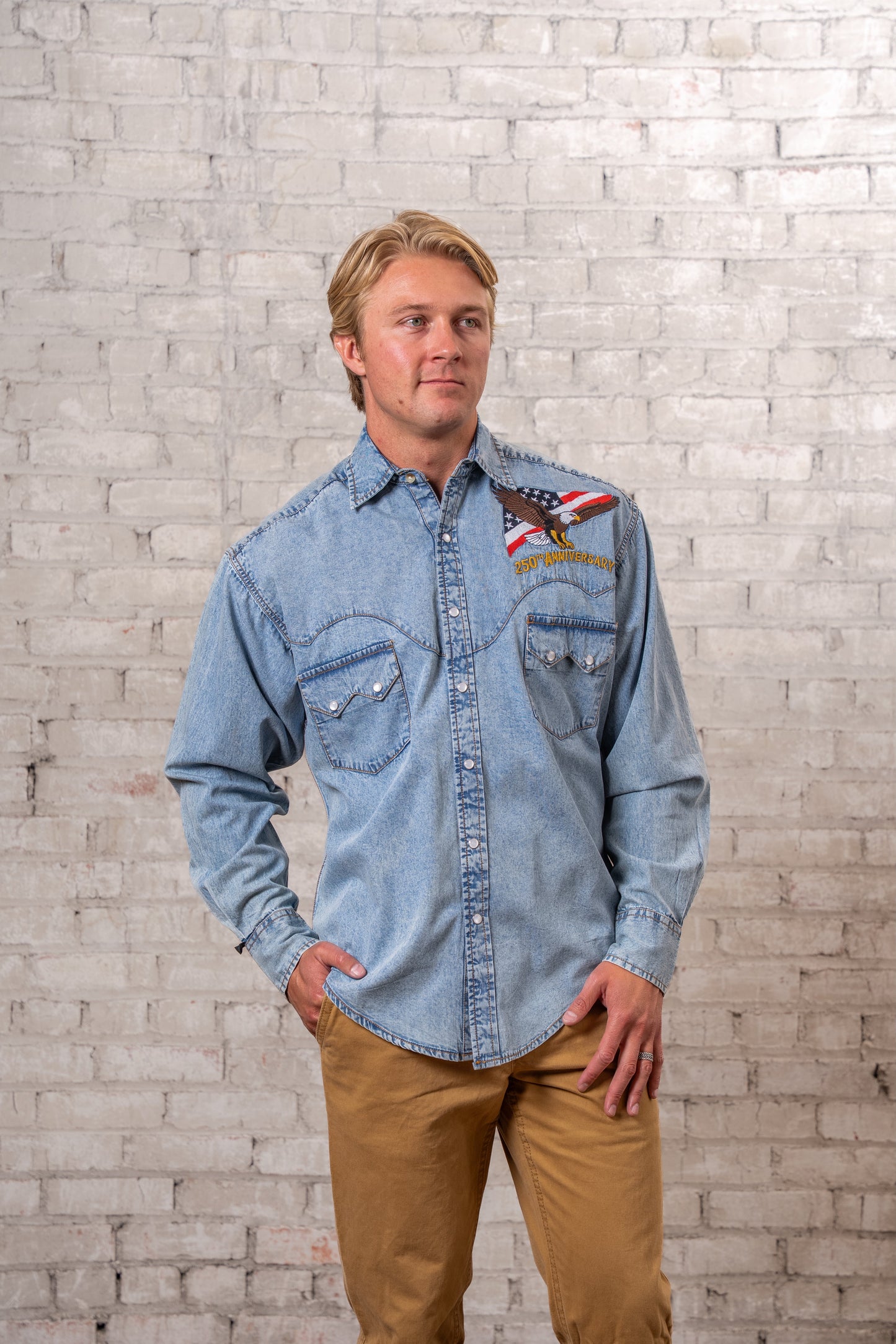 Rockmount Ranch Wear Men's USA 250th - America the Beautiful Embroidered Western Shirt - Rockmount Clothing - Flyclothing LLC