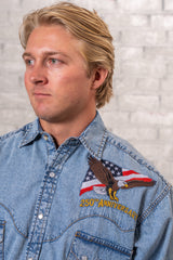 Rockmount Ranch Wear Men's USA 250th - America the Beautiful Embroidered Western Shirt - Rockmount Clothing - Flyclothing LLC