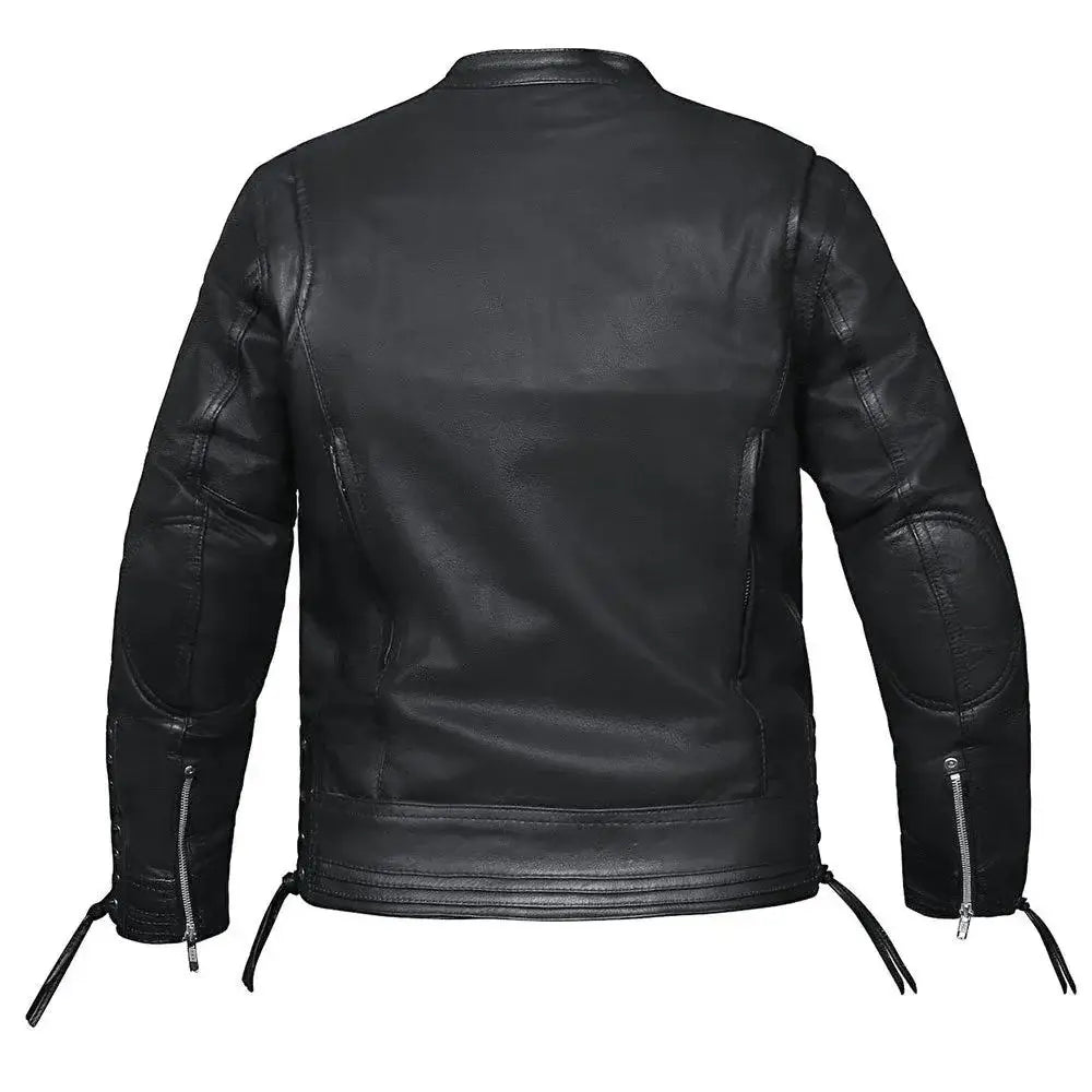 Sandy - Women's Leather Motorcycle Jacket - Unik Just for Bikers - Flyclothing LLC