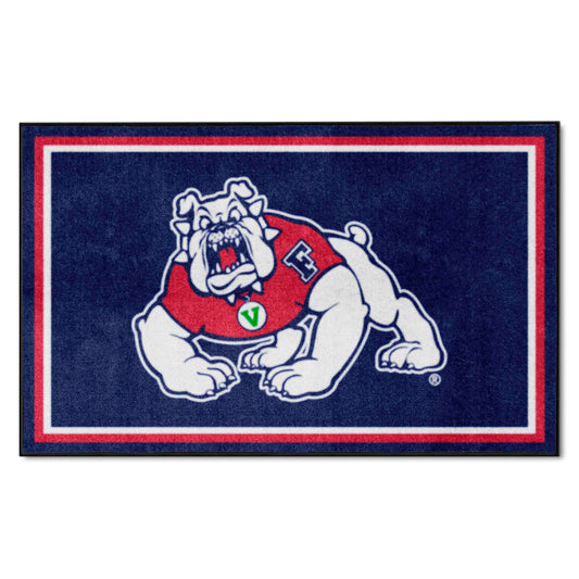 Fresno State Bulldogs 4ft. x 6ft. Plush Area Rug - Fresno State