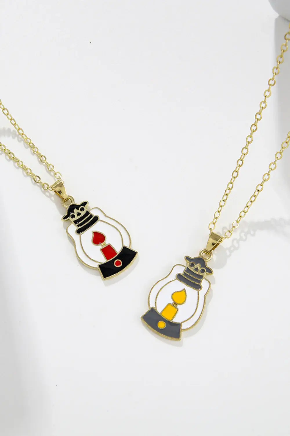 Two-Piece Halloween Theme Necklace Set - Trendsi - Flyclothing LLC
