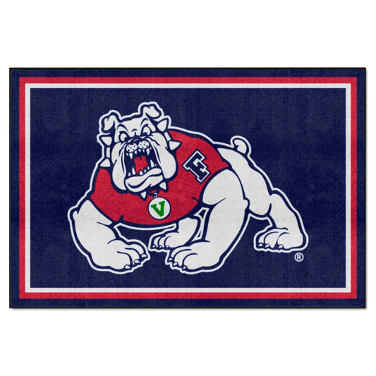Fresno State Bulldogs 5ft. x 8 ft. Plush Area Rug - Fresno State