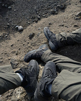 Kiwi Rugged Black Full Grain Leather Mid-Cut 6" Composite Toe Zipped Waterproof Tactical Boots [68100] - Kiwi - Flyclothing LLC