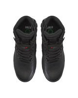 Kiwi Rugged Black Full Grain Leather Mid-Cut 6" Zipped Waterproof Tactical Boots [63100] - Kiwi - Flyclothing LLC