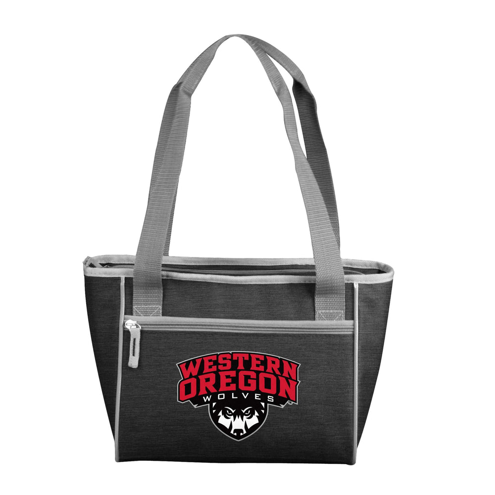 Western Oregon Black 16 Can Cooler Tote - Logo Brands - Flyclothing LLC
