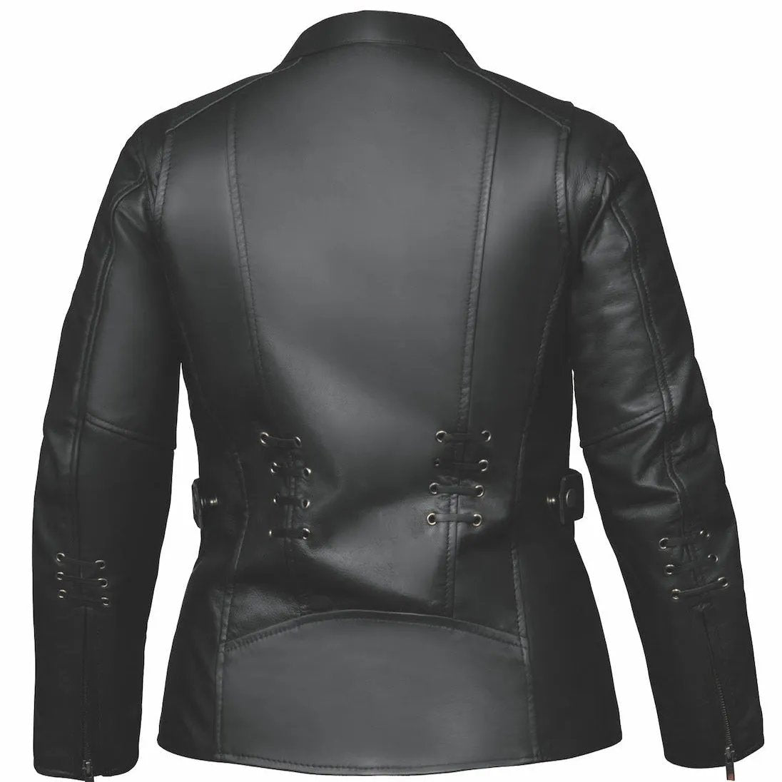 Juno - Women's Leather Motorcycle Jacket - Unik Just for Bikers - Flyclothing LLC