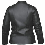 Juno - Women's Leather Motorcycle Jacket - Unik Just for Bikers - Flyclothing LLC