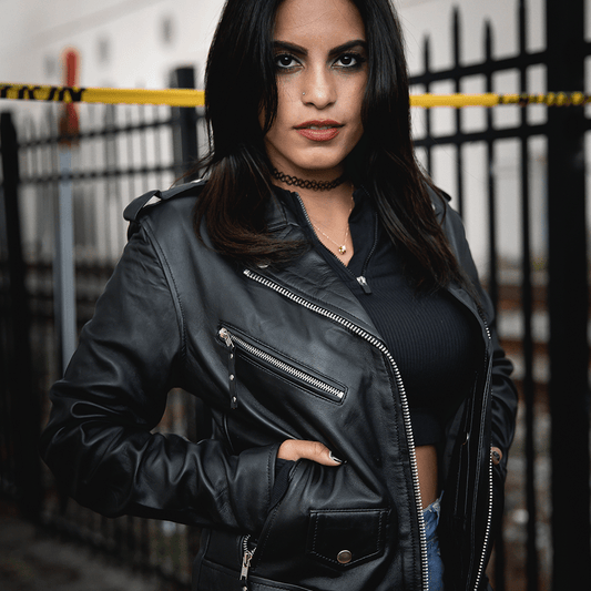 6832.00 - Ladies Premium Leather Jacket