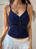 Devine Lace Detail Sweetheart Neck Cami - Trendsi