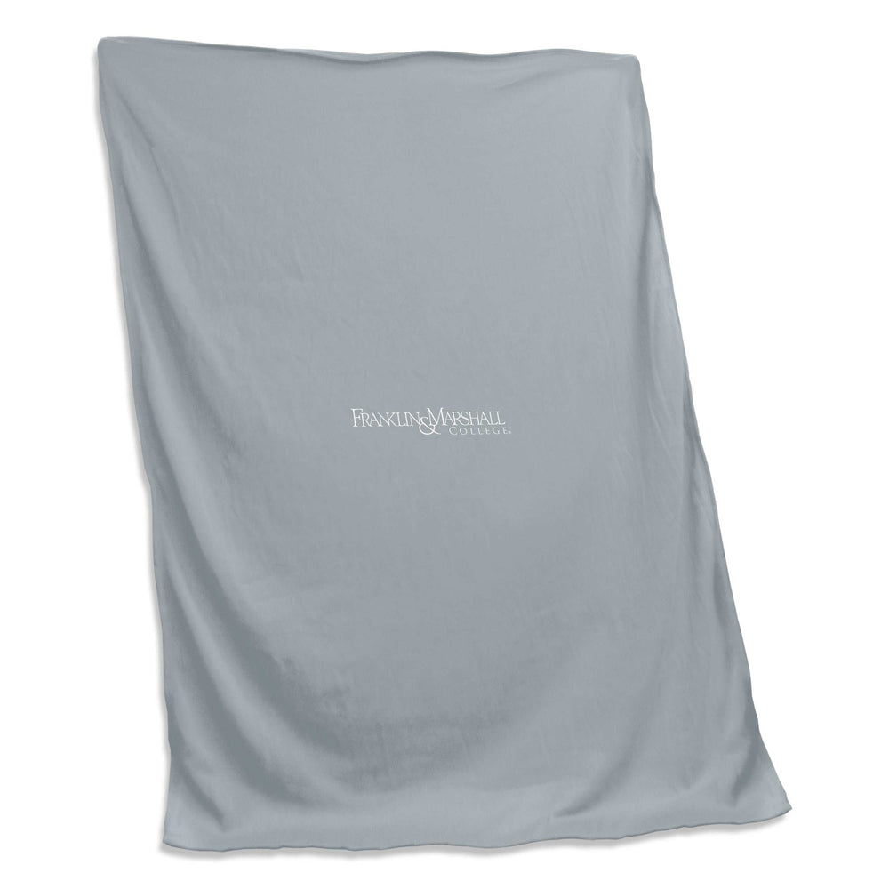 Franklin & Marshall College Gray Sweatshirt Blanket (Screened) - Logo Brands - Flyclothing LLC