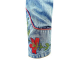 Rockmount Ranch Wear mens vintage bronc embroidered western shirt in denim - Rockmount Clothing - Flyclothing LLC