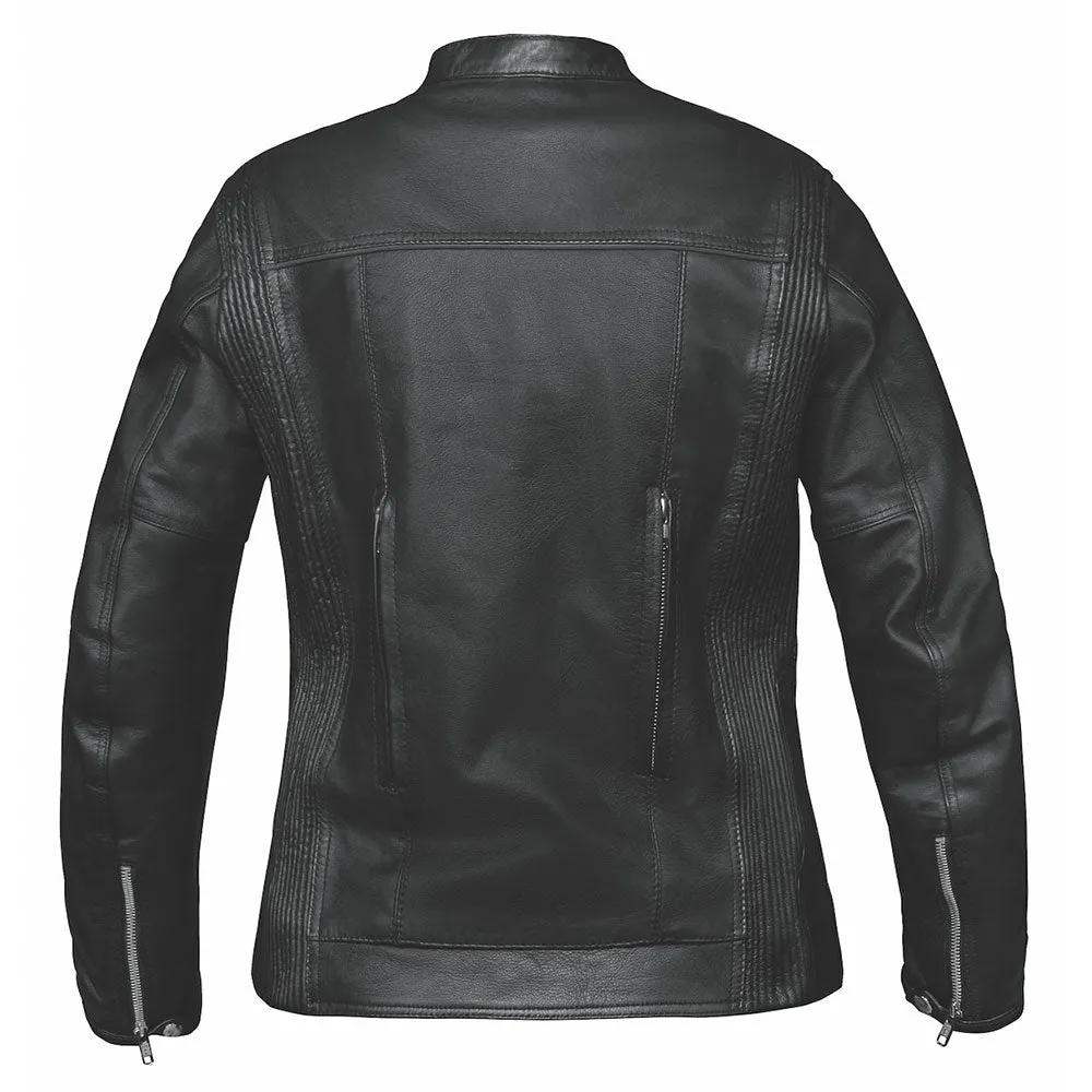 Sophie - Women's Leather Motorcycle Jacket - Unik Just for Bikers - Flyclothing LLC