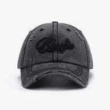 Embroidered Letter Cotton Baseball Cap - Trendsi - Flyclothing LLC