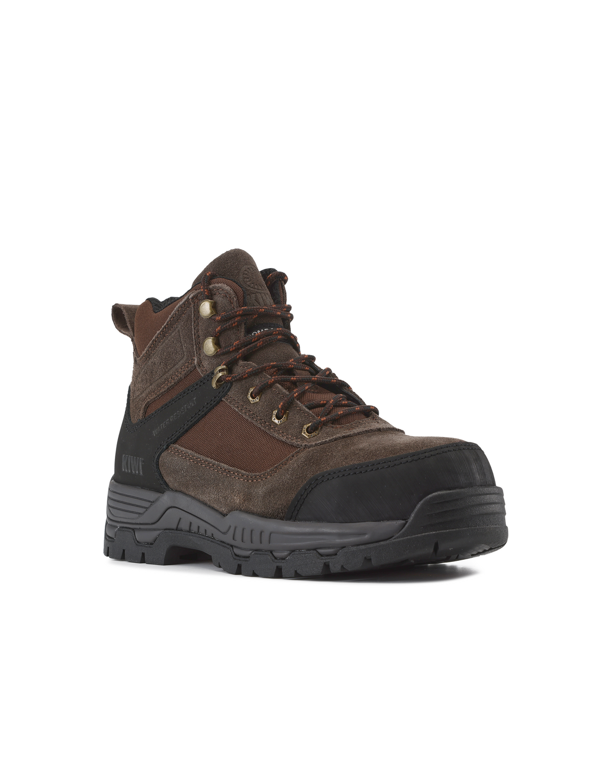 Kiwi Trek Brown Suede/Nylon 5" Composite Toe Water Resistant Work Boots [68500] - Kiwi - Flyclothing LLC