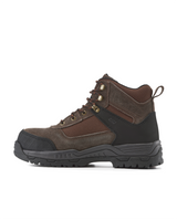 Kiwi Trek Brown Suede/Nylon 5" Steel Toe Water Resistant Work Boots [63400] - Kiwi - Flyclothing LLC