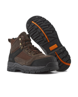 Kiwi Trek Brown Suede/Nylon 5" Composite Toe Water Resistant Work Boots [68500] - Kiwi - Flyclothing LLC