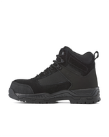 Kiwi Trek Black Suede/Nylon 5" Steel Toe Water Resistant Work Boots [63500] - Kiwi - Flyclothing LLC